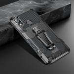 For Xiaomi Redmi Note 7 Machine Armor Warrior Shockproof PC + TPU Protective Case(Space Gray)