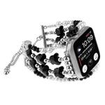 For Apple Watch SE 40mm Butterfly Chain Bracelet Metal Watch Band(Black)