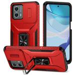 For Motorola Moto G 5G 2023/4G 2023 Sliding Camshield Holder Phone Case(Red)
