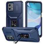 For Motorola Moto G 5G 2023/4G 2023 Sliding Camshield Holder Phone Case(Blue)