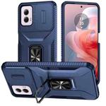 For Motorola Moto G Power 2024 Sliding Camshield Holder Phone Case(Blue)