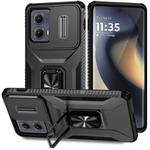 For Motorola Edge 5G 2024 Sliding Camshield Holder Phone Case(Black)