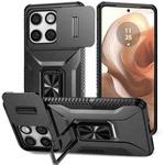 For Motorola Edge 5G 2025 Sliding Camshield Holder Phone Case(Black)