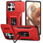 For Motorola Edge 5G 2025 Sliding Camshield Holder Phone Case(Red)