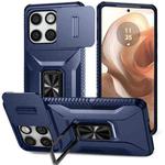 For Motorola Edge 5G 2025 Sliding Camshield Holder Phone Case(Blue)