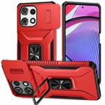 For Motorola Moto G Power / G Play 2025 Sliding Camshield Holder Phone Case(Red)