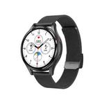 1.43 inch Milanese Steel Strap Bluetooth Call Smart Watch Support ECG / Non-invasive Blood Sugar(Black)