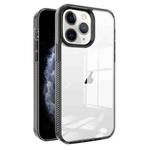 For iPhone 11 Pro Max 2.5mm Anti-slip Clear Acrylic Hybrid TPU Phone Case(Black)