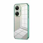 For OnePlus Nord CE 3 Lite / Nord N30 Transparent Plating Fine Hole Phone Case(Green)