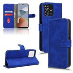 For ZTE Blade A73 4G Skin Feel Magnetic Flip Leather Phone Case(Blue)