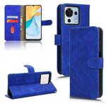 For ZTE Blade V50 Vita 4G Skin Feel Magnetic Flip Leather Phone Case(Blue)