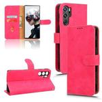 For ZTE nubia Red Magic 9 Pro Skin Feel Magnetic Flip Leather Phone Case(Rose Red)