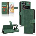 For ZTE nubia Z60 Ultra Skin Feel Magnetic Flip Leather Phone Case(Green)