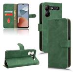 For ZTE Blade A54 Skin Feel Magnetic Flip Leather Phone Case(Green)