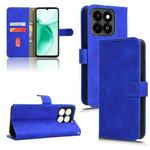 For ZTE Blade A35 / A55 Skin Feel Magnetic Flip Leather Phone Case(Blue)