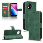 For ZTE Blade A35 Lite Skin Feel Magnetic Flip Leather Phone Case(Green)