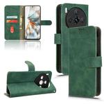 For ZTE nubia Z60S Pro Skin Feel Magnetic Flip Leather Phone Case(Green)