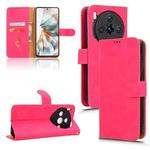 For ZTE nubia Z60S Pro Skin Feel Magnetic Flip Leather Phone Case(Rose Red)