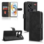 For ZTE nubia Z70 Ultra Skin Feel Magnetic Flip Leather Phone Case(Black)