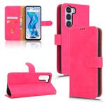 For ZTE nubia S 5G A403ZT Skin Feel Magnetic Flip Leather Phone Case(Rose Red)