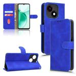 For ZTE Blade A35e 4G Skin Feel Magnetic Flip Leather Phone Case(Blue)