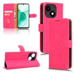 For ZTE Blade A35e 4G Skin Feel Magnetic Flip Leather Phone Case(Rose Red)