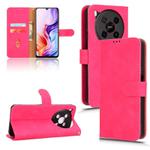 For ZTE Blade V70 Max Skin Feel Magnetic Flip Leather Phone Case(Rose Red)