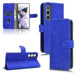 For ZTE nubia Red Magic 10 Air Skin Feel Magnetic Flip Leather Phone Case(Blue)