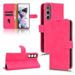 For ZTE nubia Red Magic 10 Air Skin Feel Magnetic Flip Leather Phone Case(Rose Red)