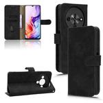 For ZTE Blade A76 5G Skin Feel Magnetic Flip Leather Phone Case(Black)