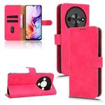 For ZTE Blade A76 5G Skin Feel Magnetic Flip Leather Phone Case(Rose Red)