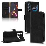 For ZTE nubia Neo 3 GT 5G Skin Feel Magnetic Flip Leather Phone Case(Black)