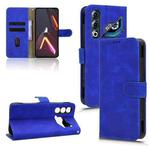 For ZTE nubia Neo 3 GT 5G Skin Feel Magnetic Flip Leather Phone Case(Blue)
