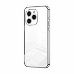 For Honor 60 SE Transparent Plating Fine Hole Phone Case(Silver)