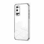 For Honor 30 Pro / 30 Pro+ Transparent Plating Fine Hole Phone Case(Silver)