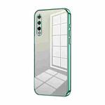For Honor 9X Pro / Huawei Y9s Transparent Plating Fine Hole Phone Case(Green)