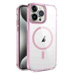 For iPhone 15 Pro 2.5mm MagSafe Acrylic Hybrid TPU Phone Case(Pink)