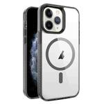 For iPhone 11 Pro Max 2.5mm MagSafe Acrylic Hybrid TPU Phone Case(Black)