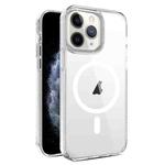 For iPhone 11 Pro Max 2.5mm MagSafe Acrylic Hybrid TPU Phone Case(Transparent)