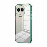 For Realme 11 / Narzo 60 Transparent Plating Fine Hole Phone Case(Green)