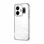For Realme GT Neo 5 / GT3 Transparent Plating Fine Hole Phone Case(Silver)