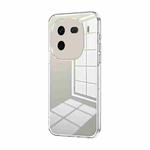 For vivo iQOO 12 Transparent Plating Fine Hole Phone Case(Transparent)