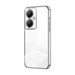 For vivo Y35M+ / Y35+ / Y27 4G Transparent Plating Fine Hole Phone Case(Silver)