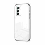 For vivo T1 / iQOO Neo5 SE Transparent Plating Fine Hole Phone Case(Silver)