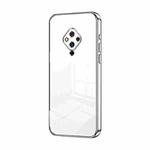 For vivo S5 Transparent Plating Fine Hole Phone Case(Silver)