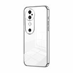 For vivo S19 Transparent Plating Fine Hole Phone Case(Silver)