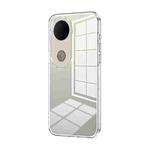 For vivo S20 Transparent Plating Fine Hole Phone Case(Transparent)