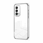 For Meizu 18 / 18s Transparent Plating Fine Hole Phone Case(Silver)