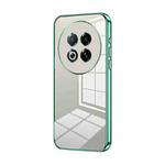 For Meizu Note 16 Pro Transparent Plating Fine Hole Phone Case(Green)
