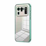 For Xiaomi Mi 11 Ultra Transparent Plating Fine Hole Phone Case(Green)